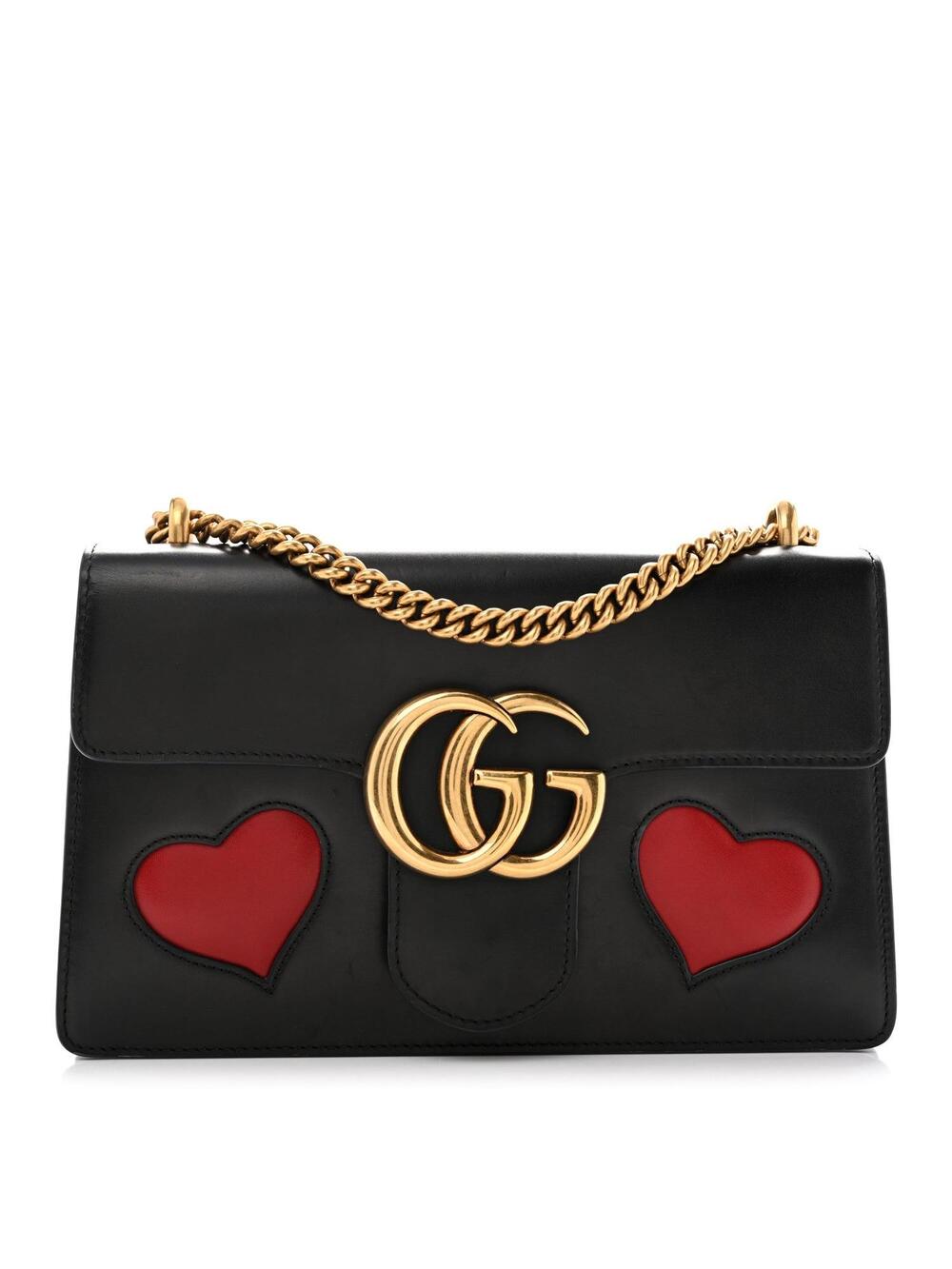 Gucci Knight Calfskin Malaga Kid Heart #320397G10B